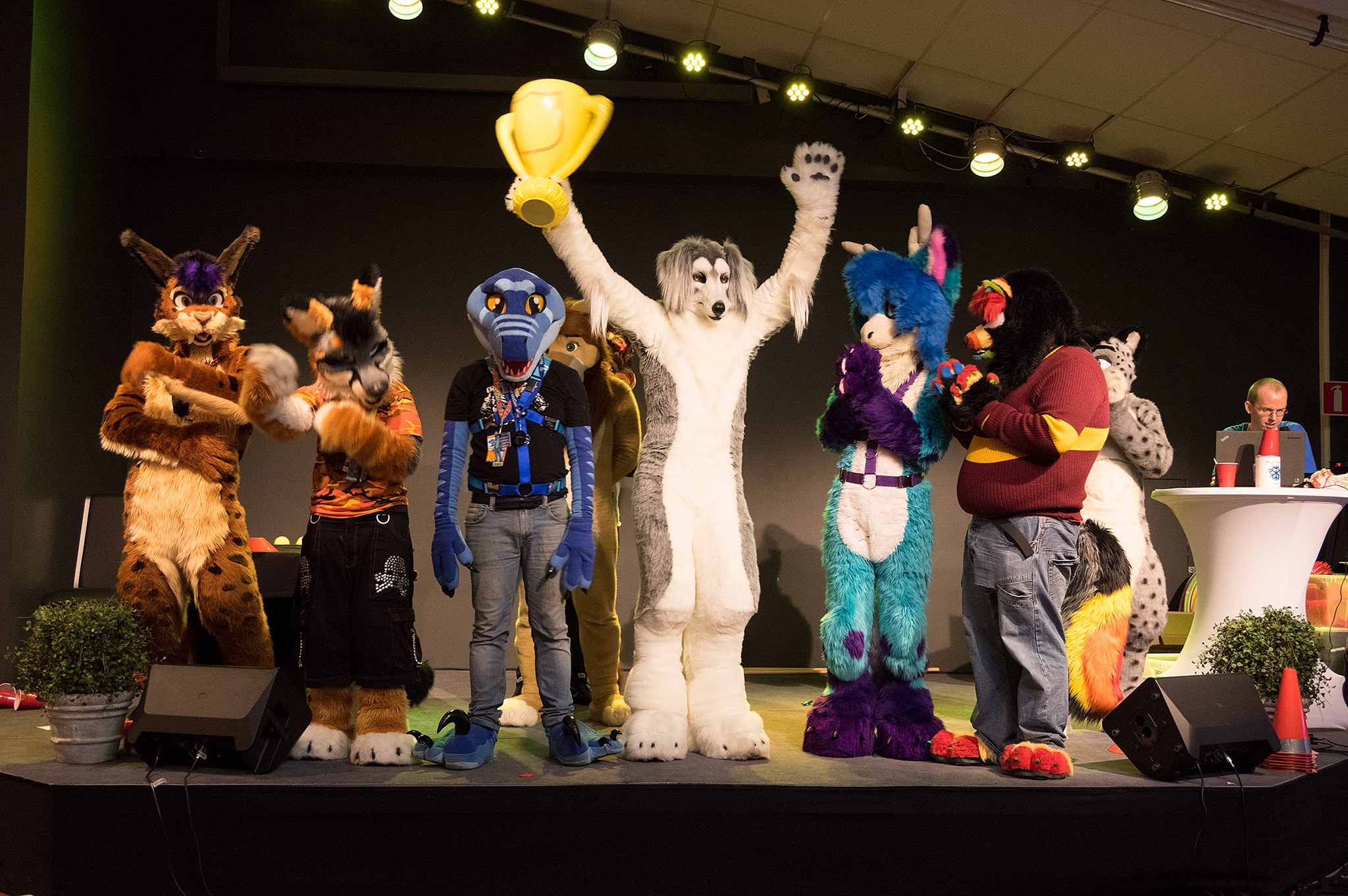 Fight for glorious honour and bathe in the blood of your enemies in the Fursuit Games.